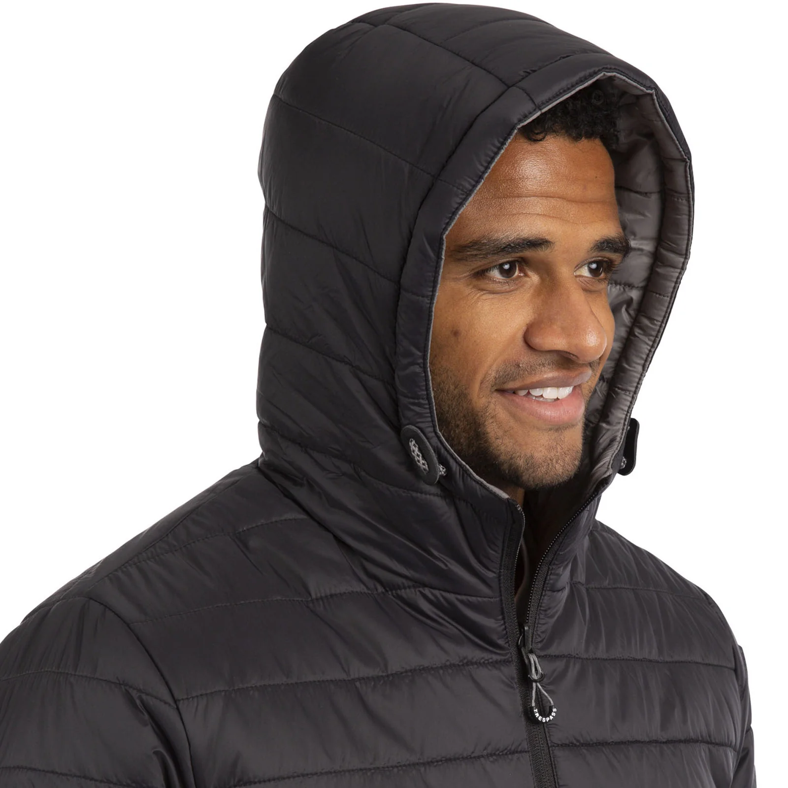 Trespass Mens Senby Padded Hooded Reversible Jacket - Image 10