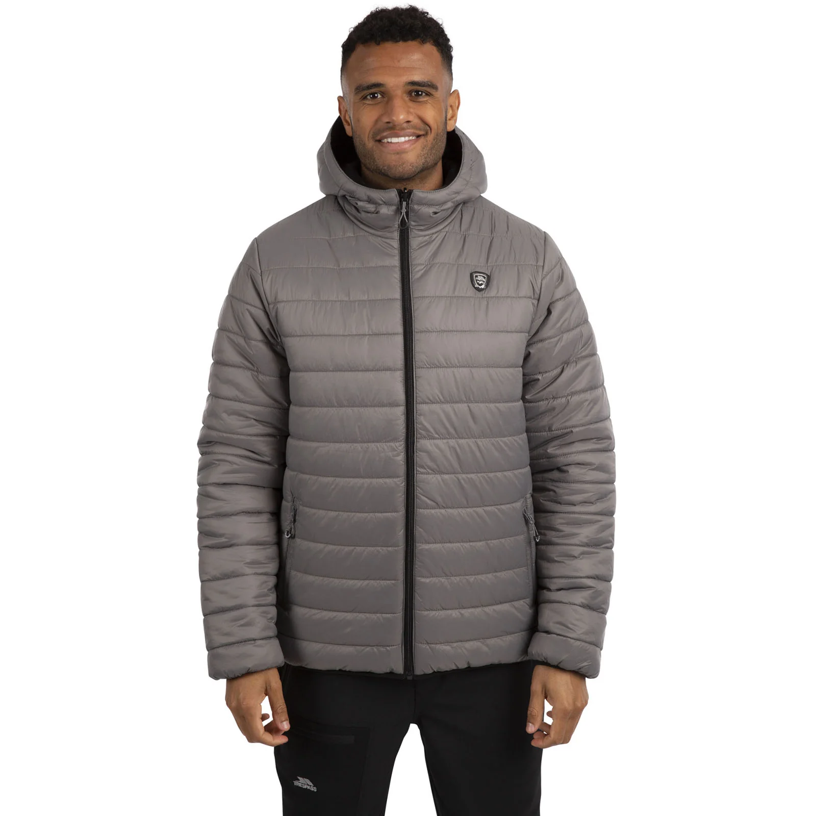 Trespass Mens Senby Padded Hooded Reversible Jacket - Image 4