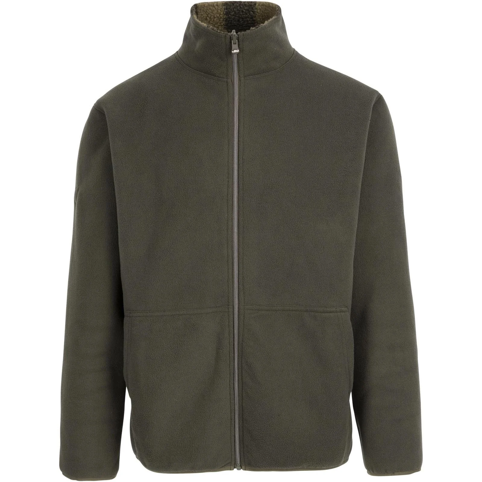 Trespass Mens Tatsfield Full Zip Reversable Fleece - Image 3