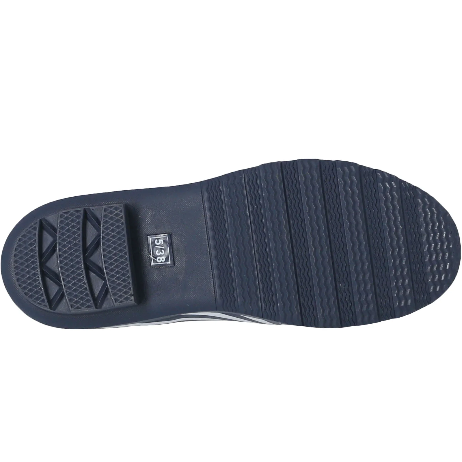 Trespass Womens Bex Striped Ankle Wellington Boots - Navy - Image 4
