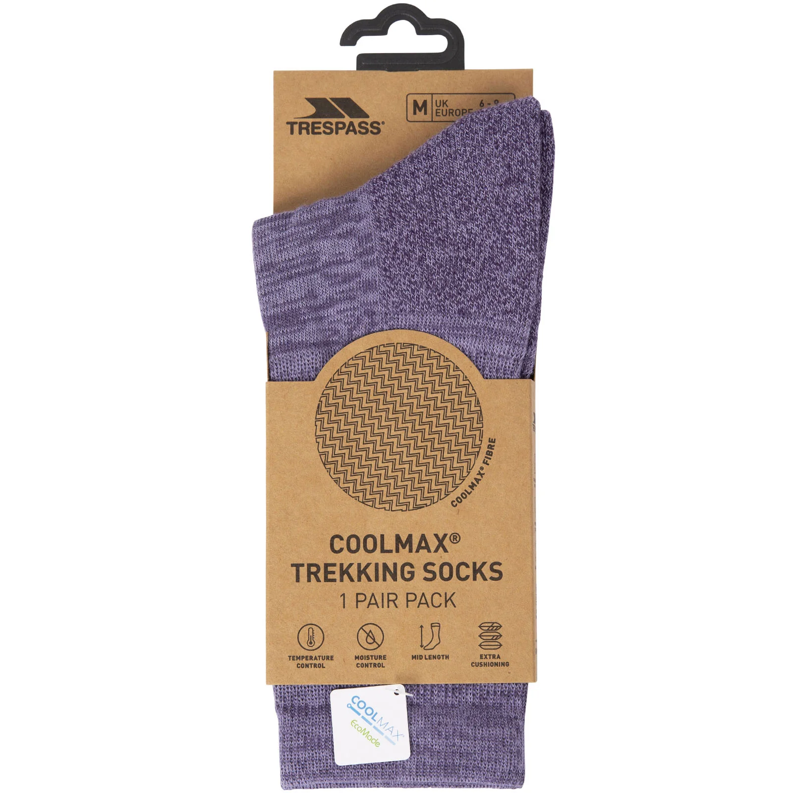 Trespass Womens ECO Leader Lightweight Walking Socks - Image 7