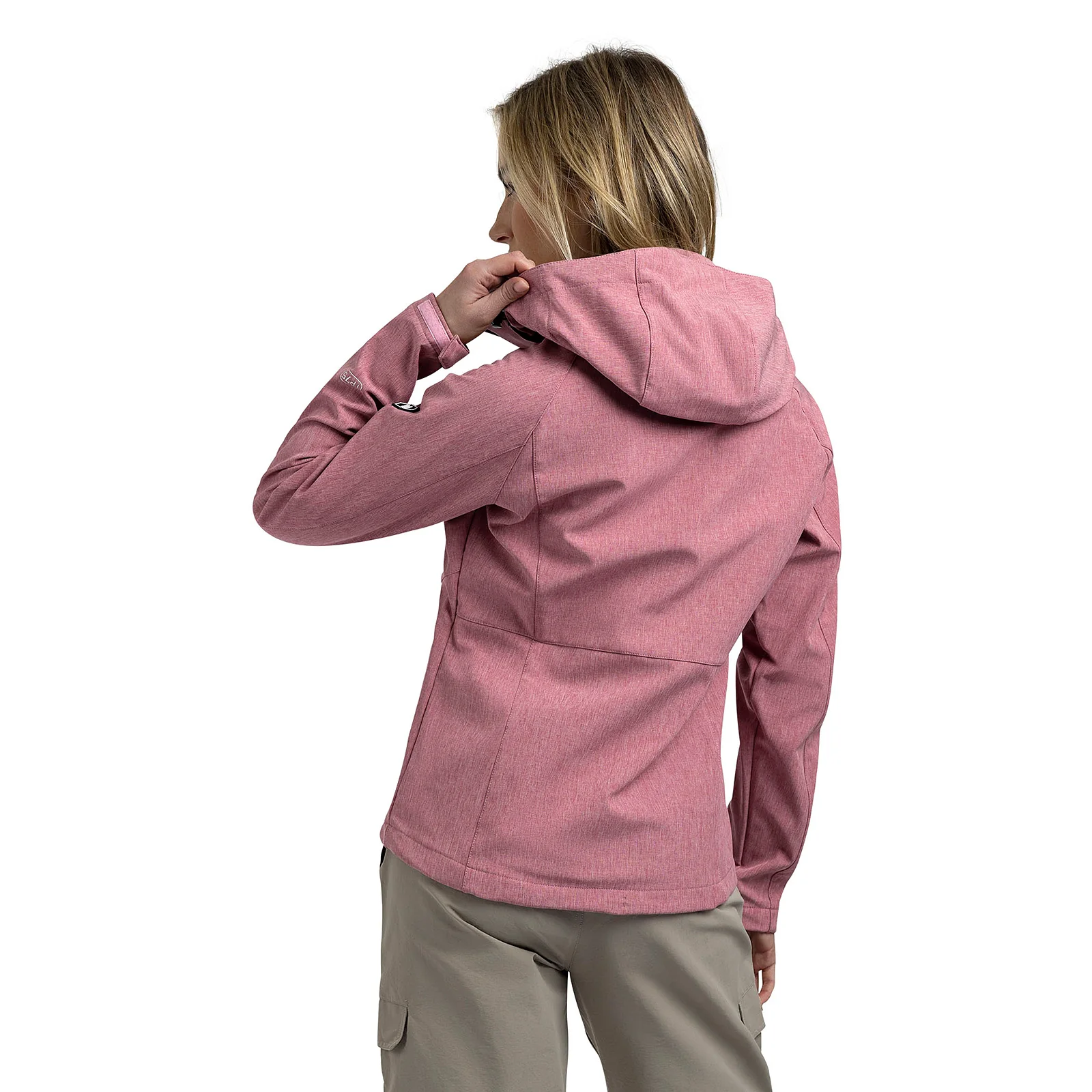 Trespass Womens Fryatt Zip off Hood Softshell Jacket - Image 6