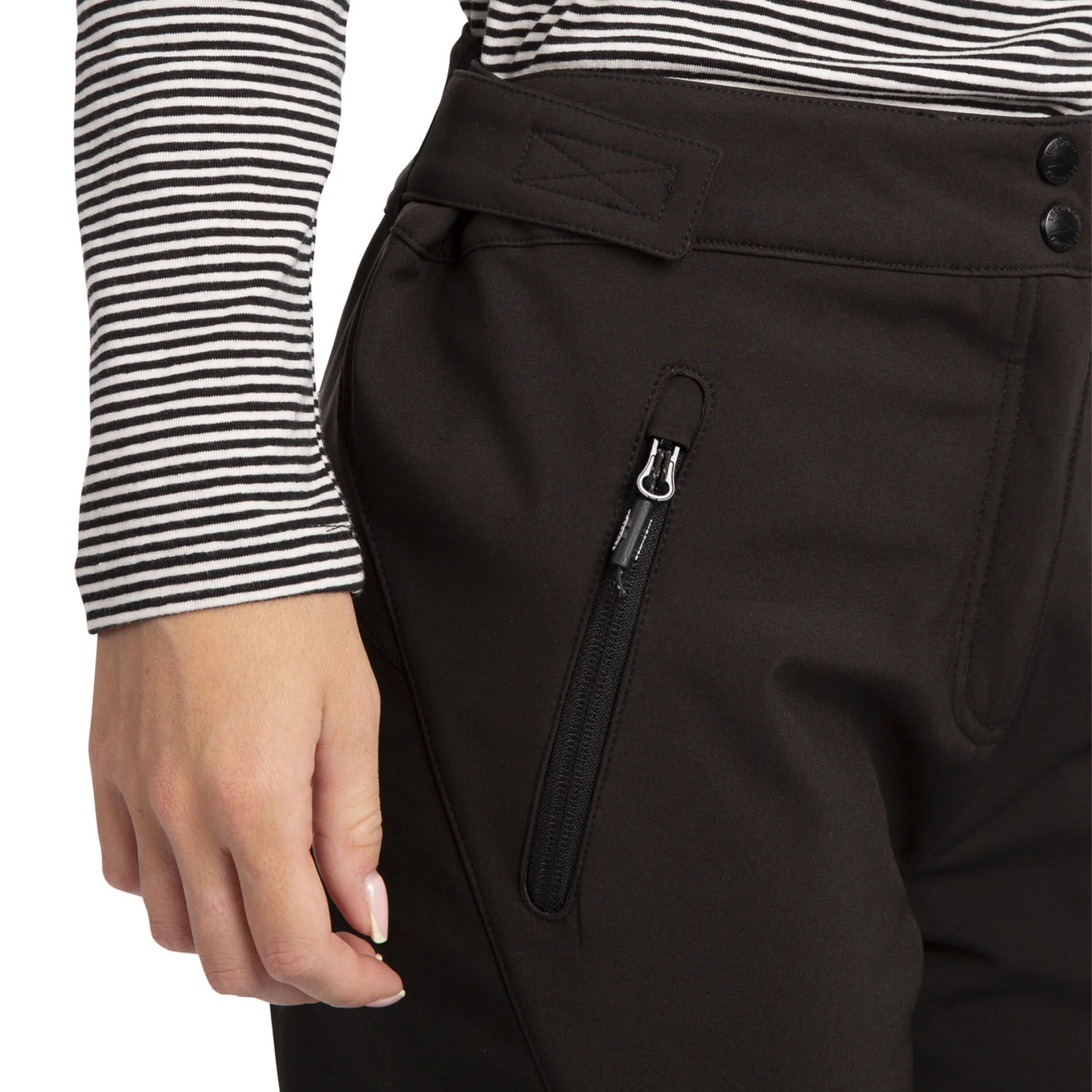 Trespass Womens Squidge II Softshell Walking Trousers - Black - Image 4