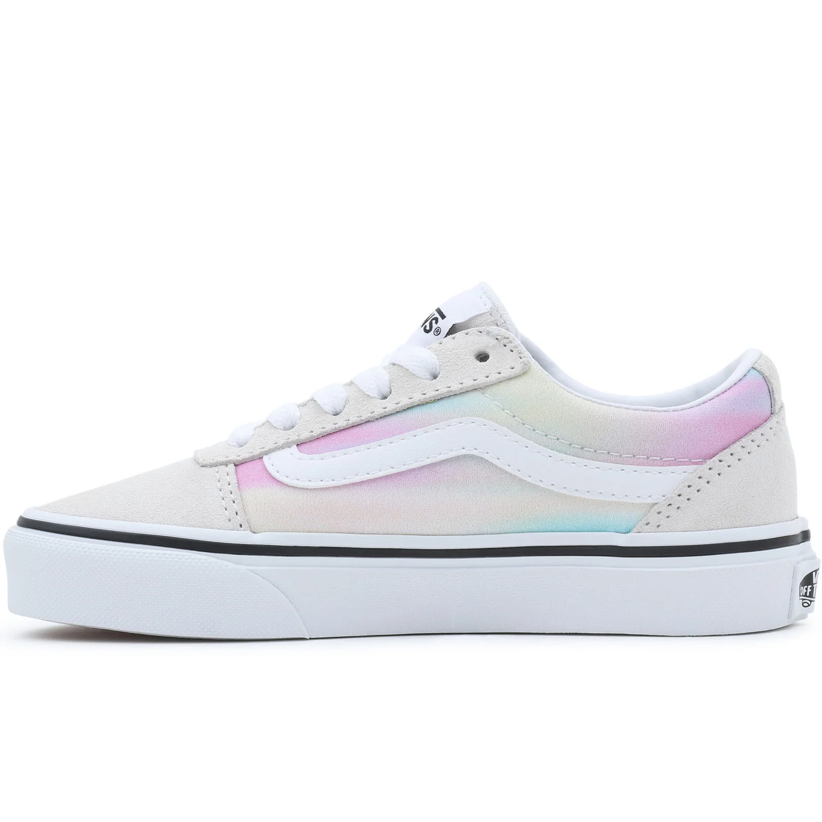 Vans Kids Ward Low Rise Suede Lace Up Trainers - Multi - Image 2