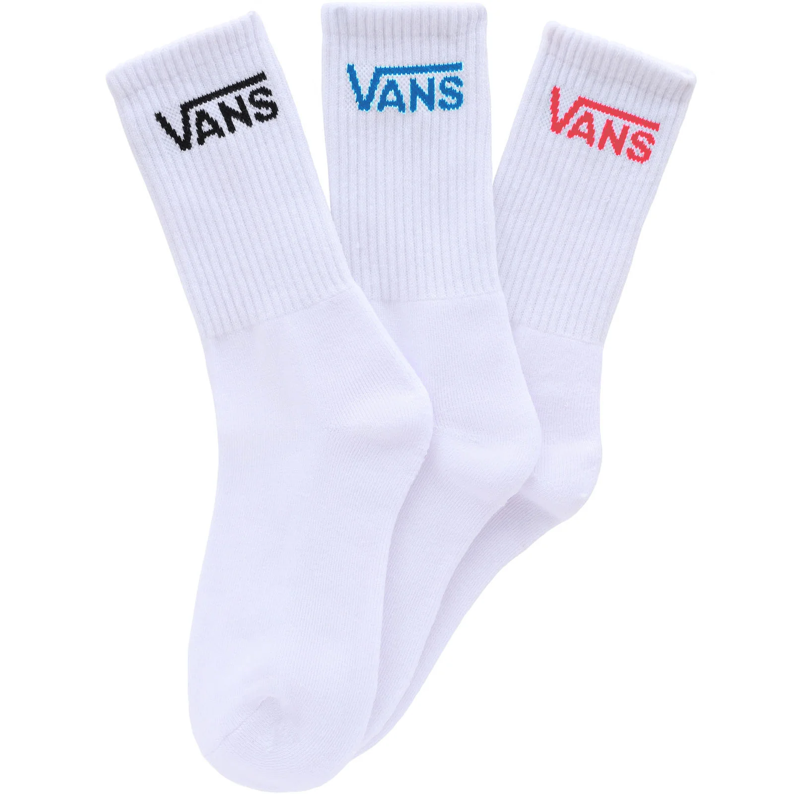 Vans Kids 3 Pack Mid Calf Cushioned Crew Socks - Image 5