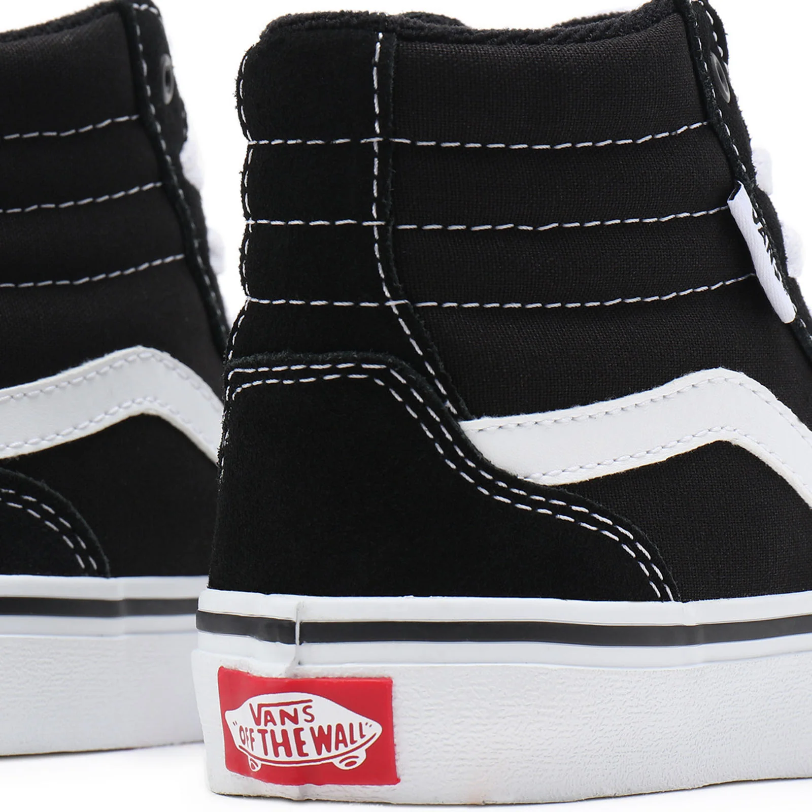 Vans Kids Filmore Hi High Top Lace Up Trainers - Black/White - Image 4