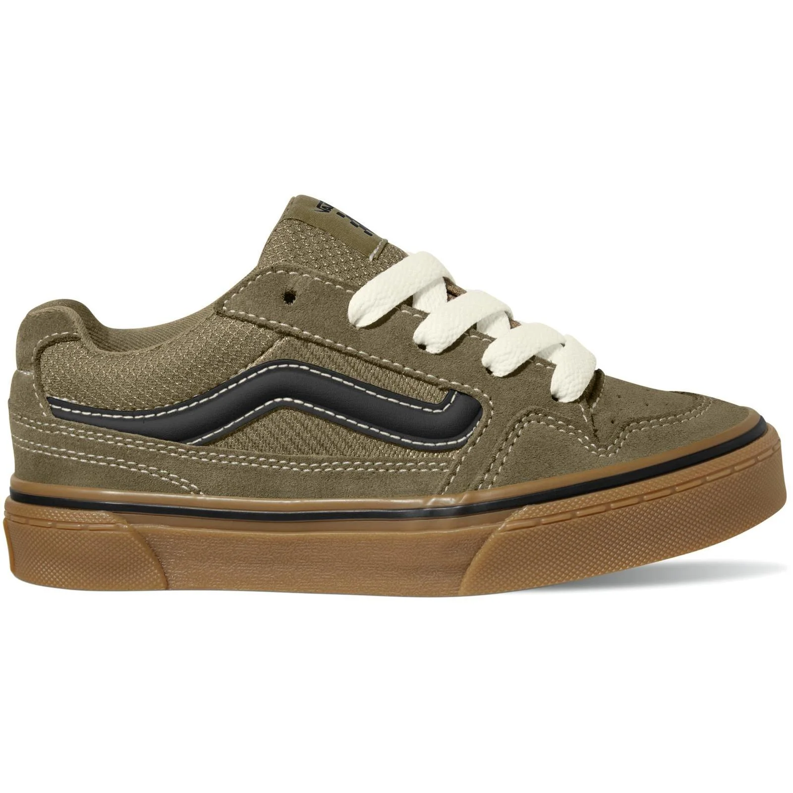 Vans Kids Caldrone Canvas Low Rise Trainers - Image 11