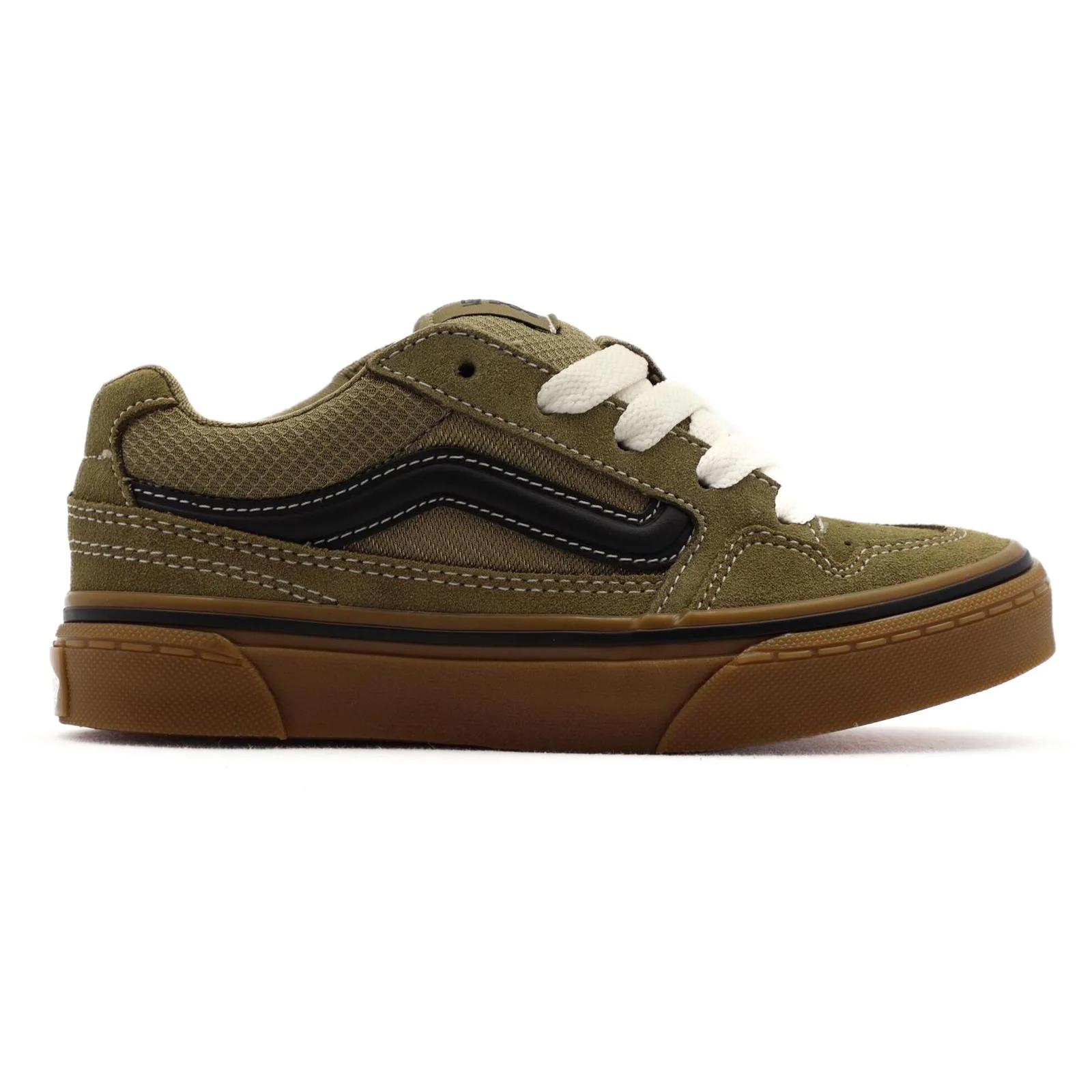 Vans Kids Caldrone Canvas Low Rise Trainers - Image 13