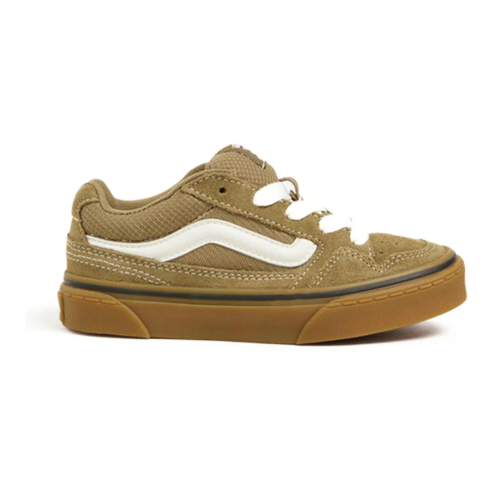 Vans Kids Caldrone Canvas Low Rise Trainers - Image 15