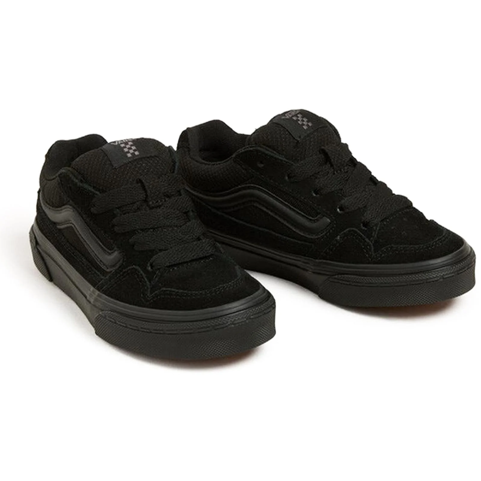 Vans Kids Caldrone Canvas Low Rise Trainers - Image 4