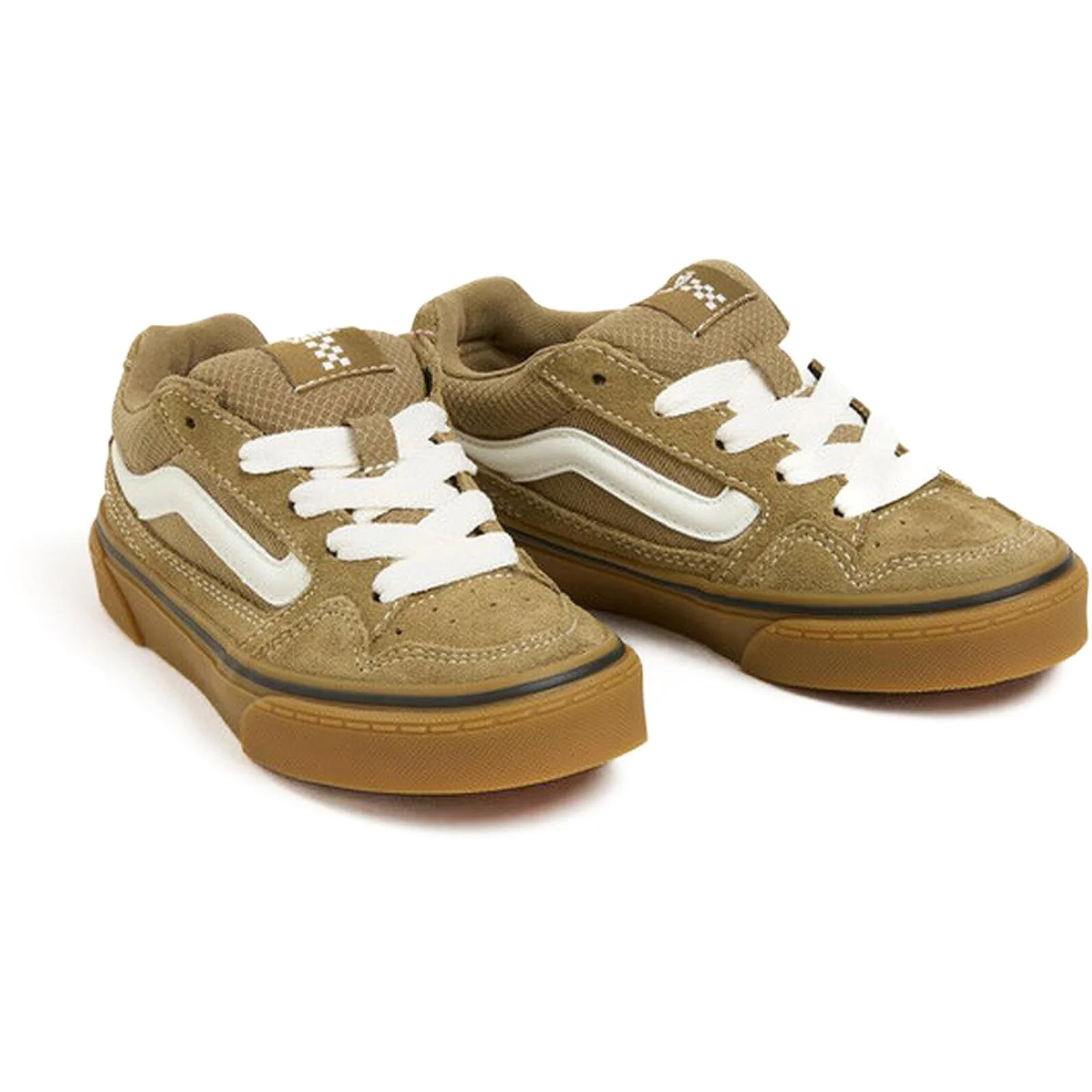 Vans Kids Caldrone Canvas Low Rise Trainers - Image 5