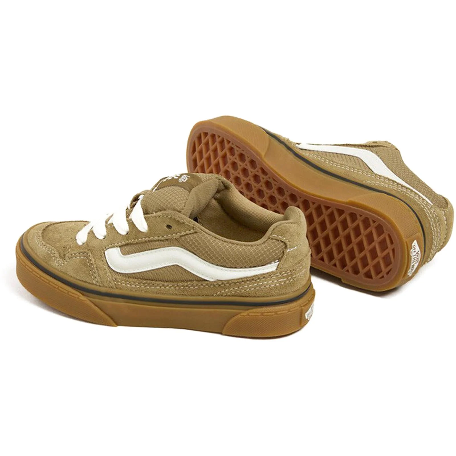 Vans Kids Caldrone Canvas Low Rise Trainers - Image 7