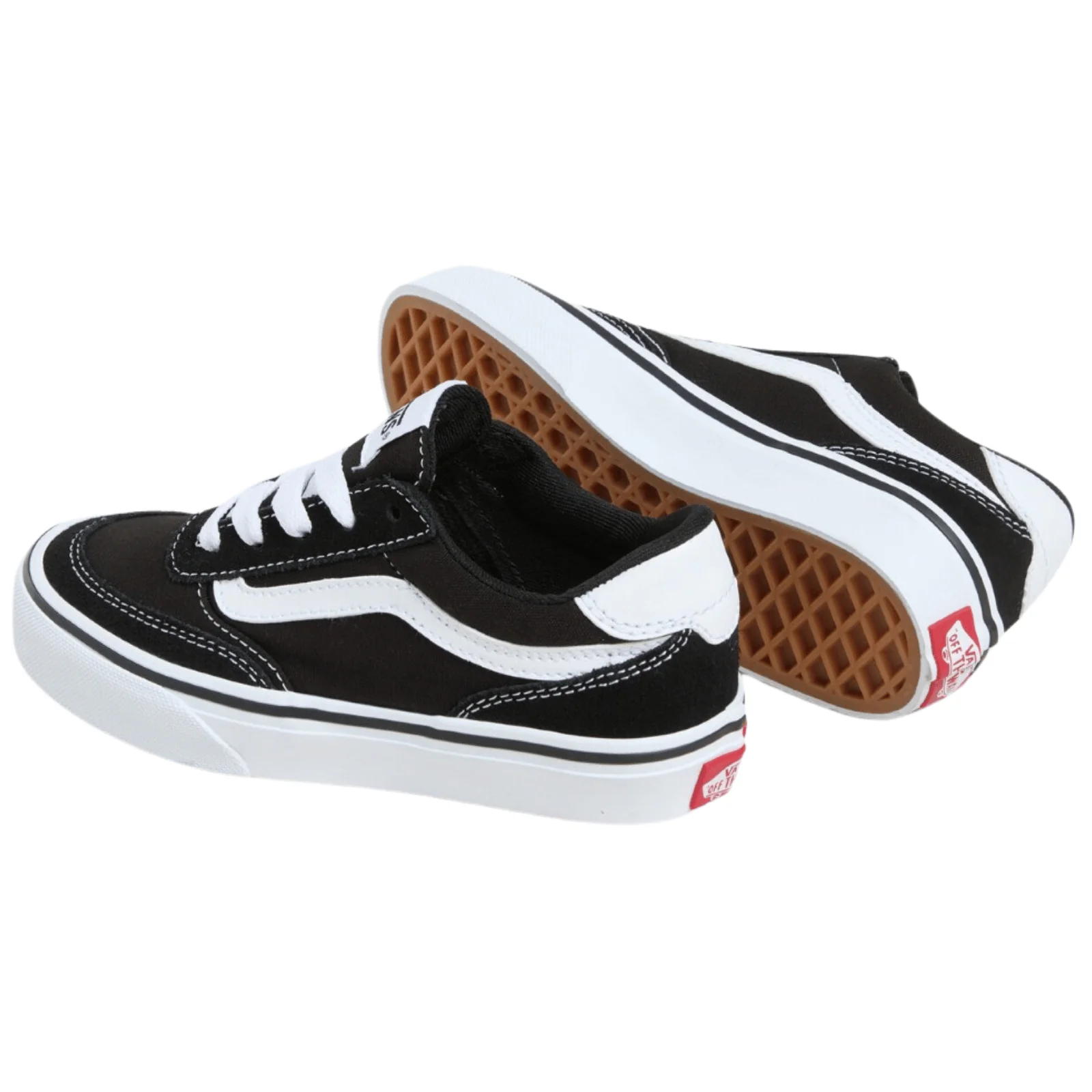 Vans Kids Brooklyn Ls Suede/Canvas Trainers - Image 2