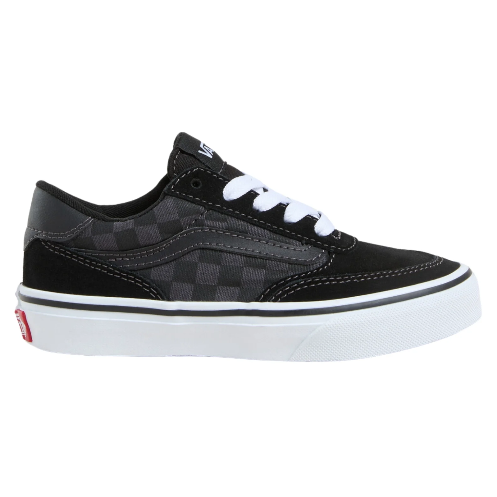 Vans Kids Brooklyn Ls Suede/Canvas Trainers - Image 6