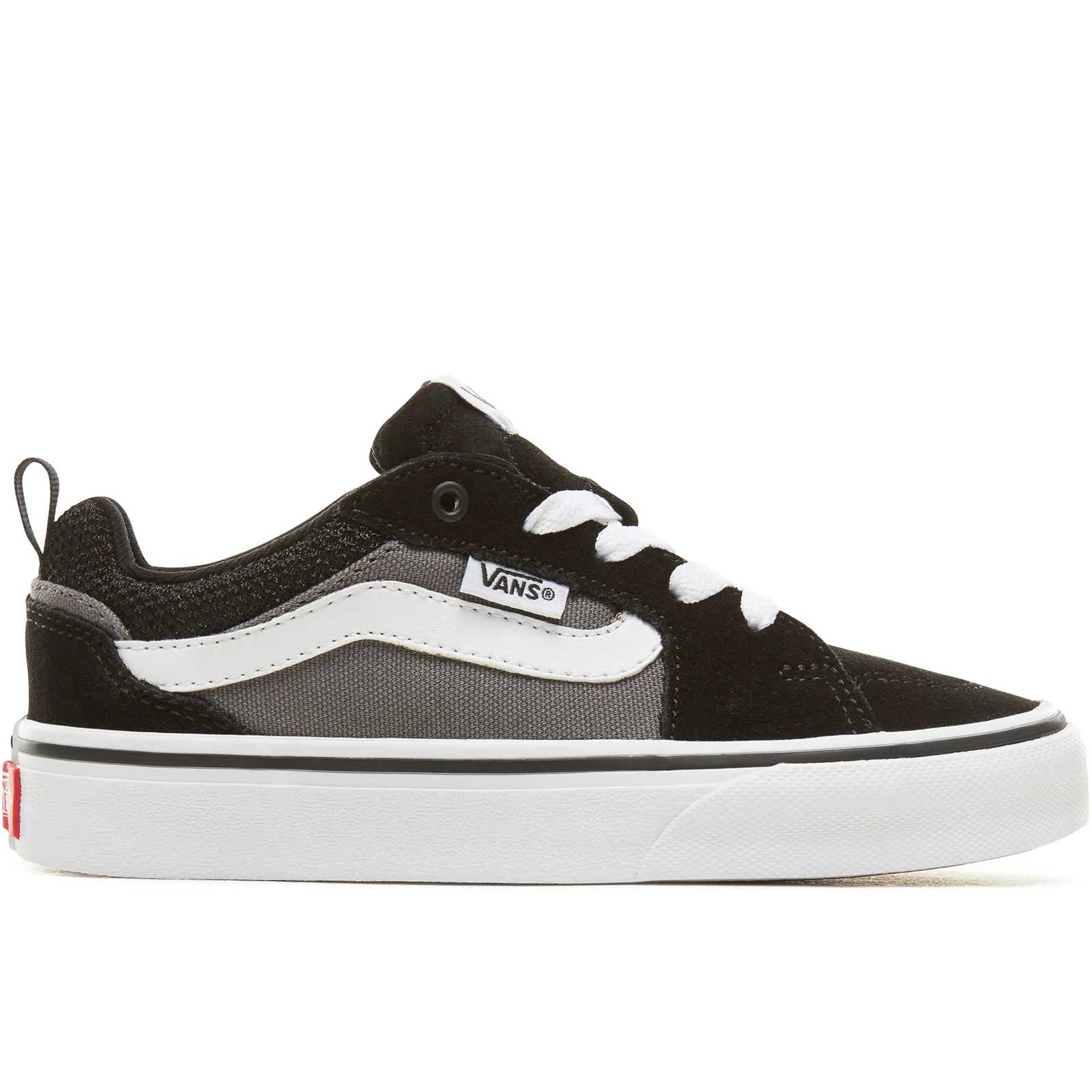 Vans Kids Filmore Low Rise Canvas Hook & Loop Trainers - Black - Image 4