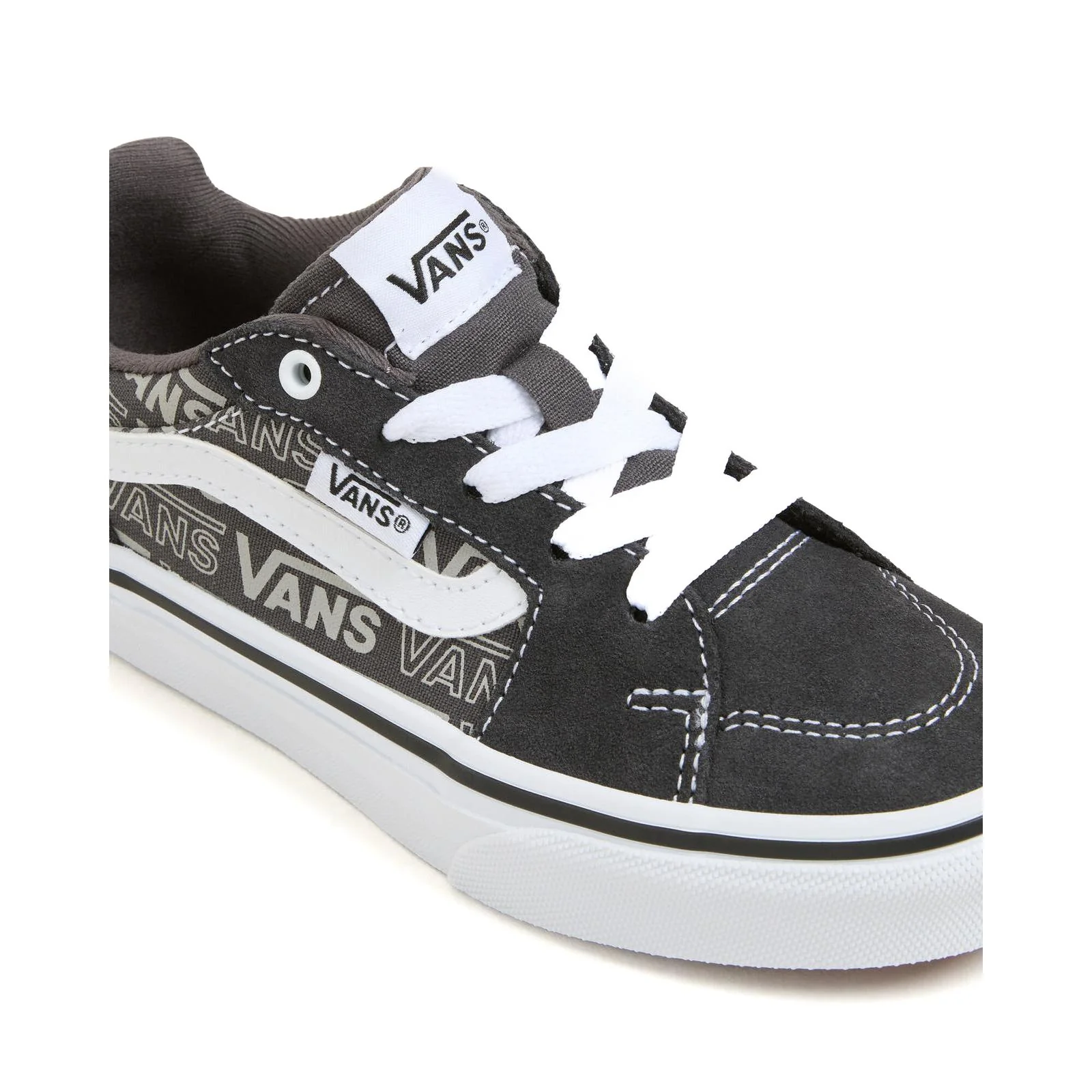 Vans Kids Filmore Low Rise Suede Canvas Trainers - Image 6