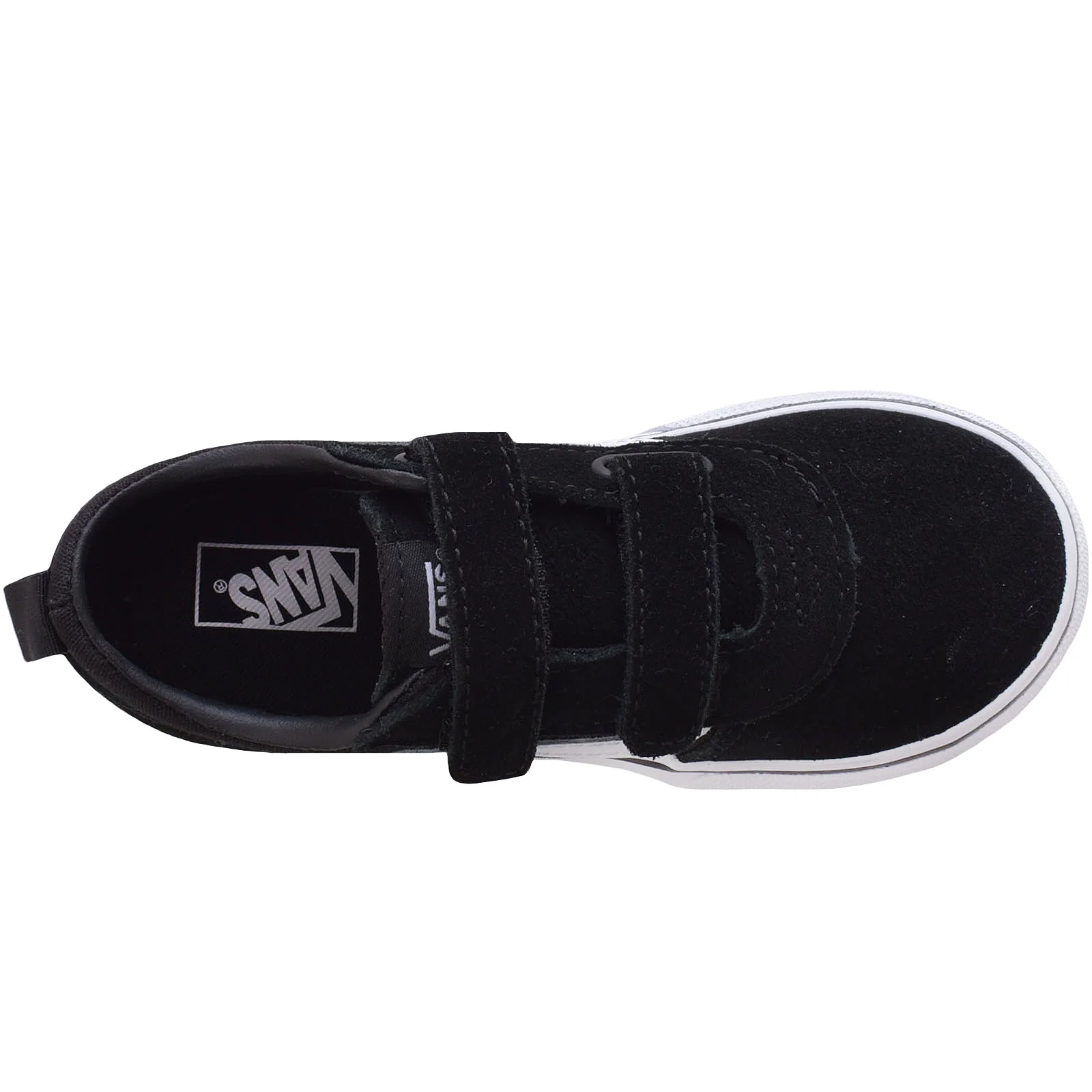 Vans Kids Toddlers Infant Ward Low Rise Canvas Trainers - Black - Image 8