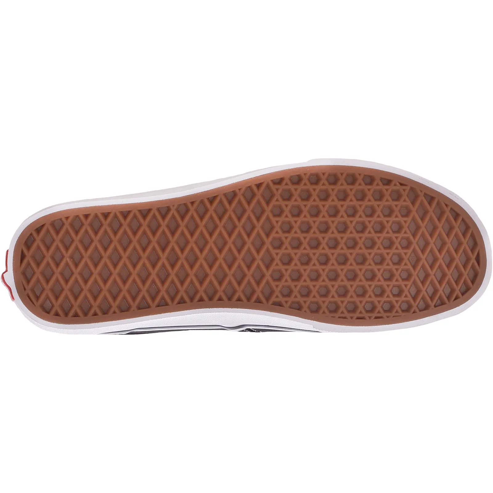 Vans Mens Asher Canvas Trainers - Black/White - Image 4
