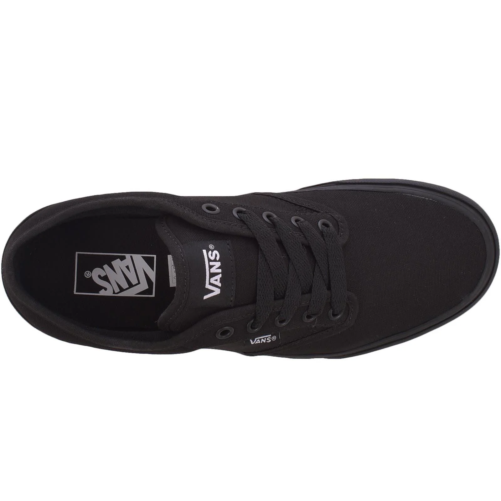 Vans Mens Atwood Canvas Trainers - Black - Image 3