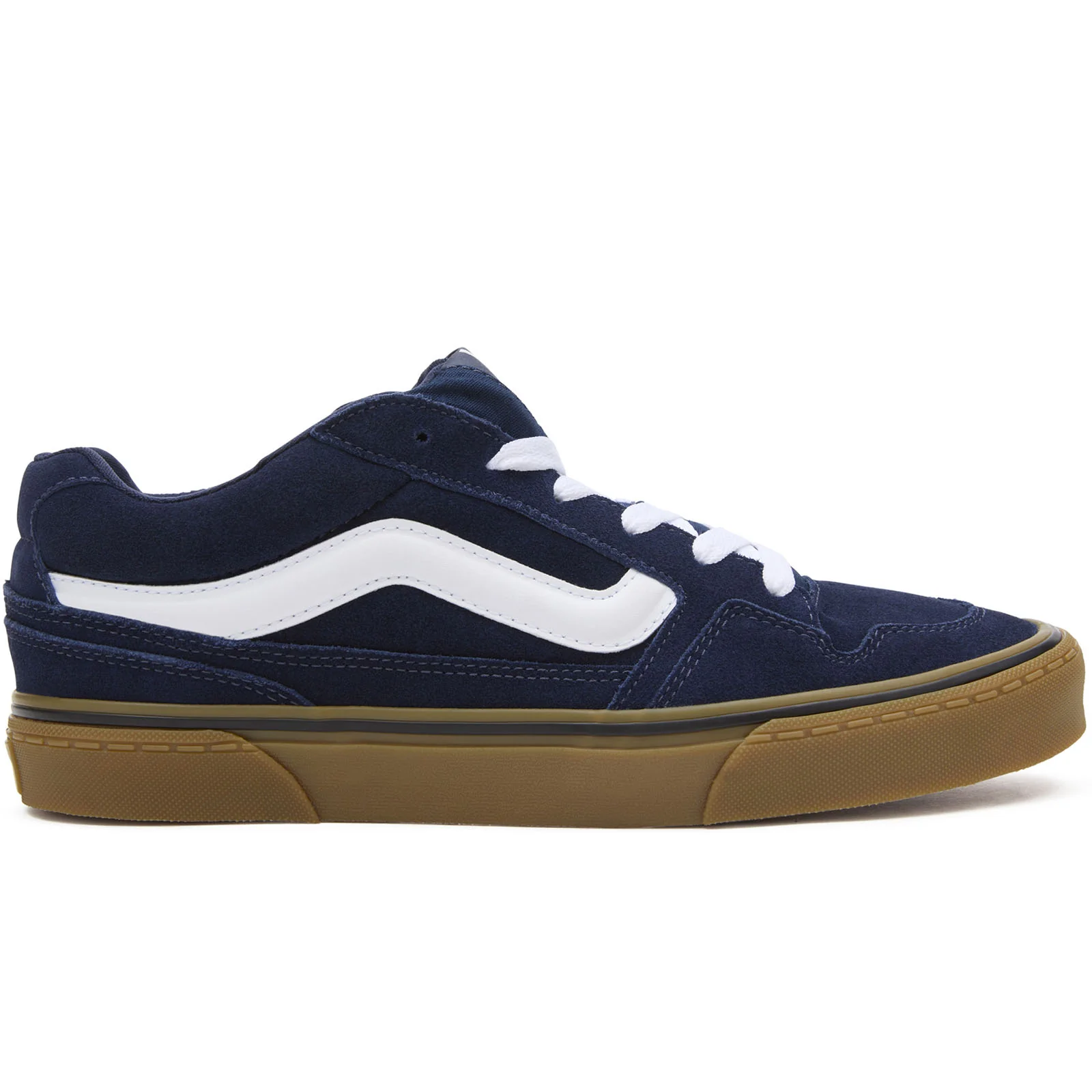 Vans Mens Caldrone Low Rise Lace Up Suede Trainers Shoes - Image 10