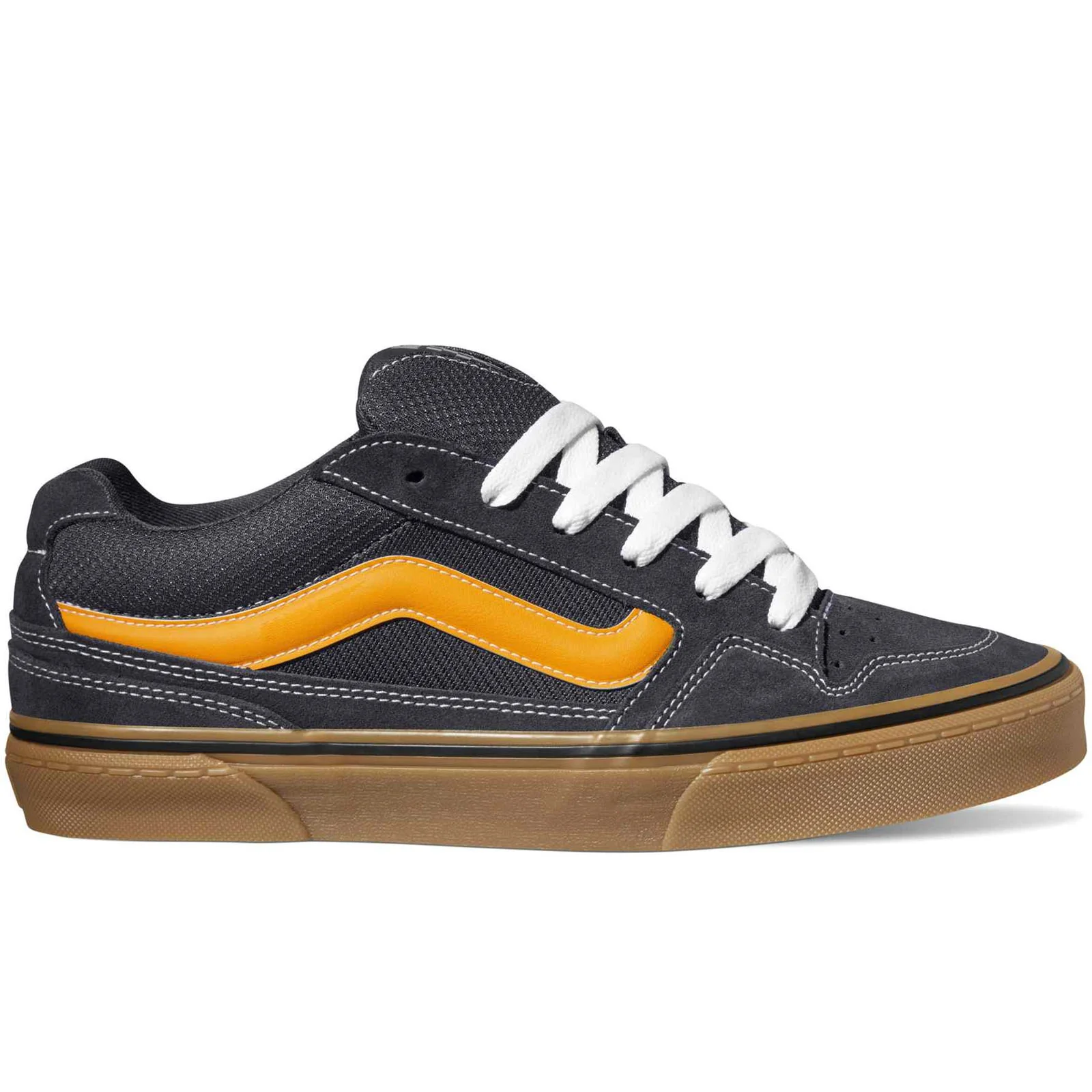 Vans Mens Caldrone Low Rise Lace Up Suede Trainers Shoes - Image 5