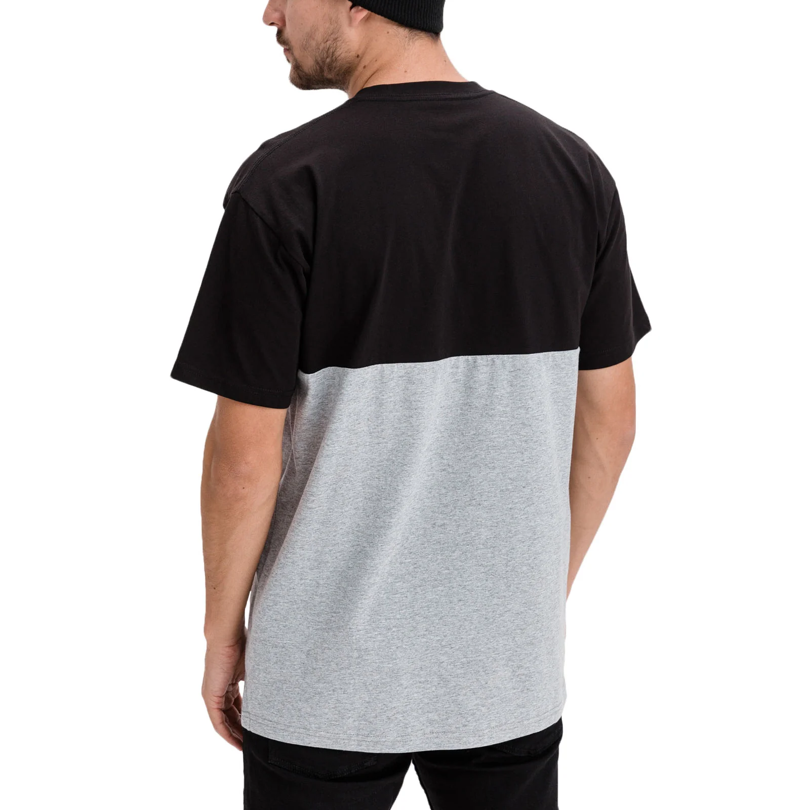 Vans Mens Colorblock T-Shirt - Black/Grey - Image 2
