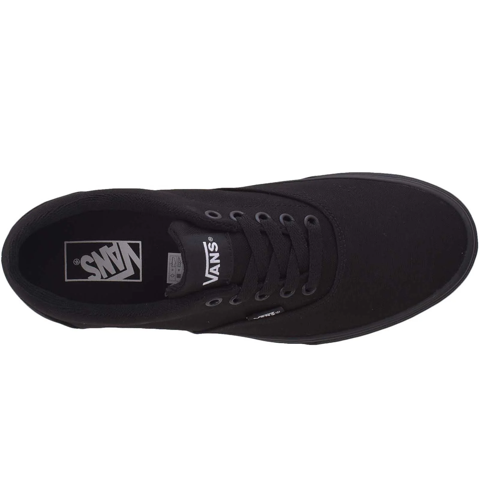 Vans Mens Doheny Canvas Trainers - Black - Image 3