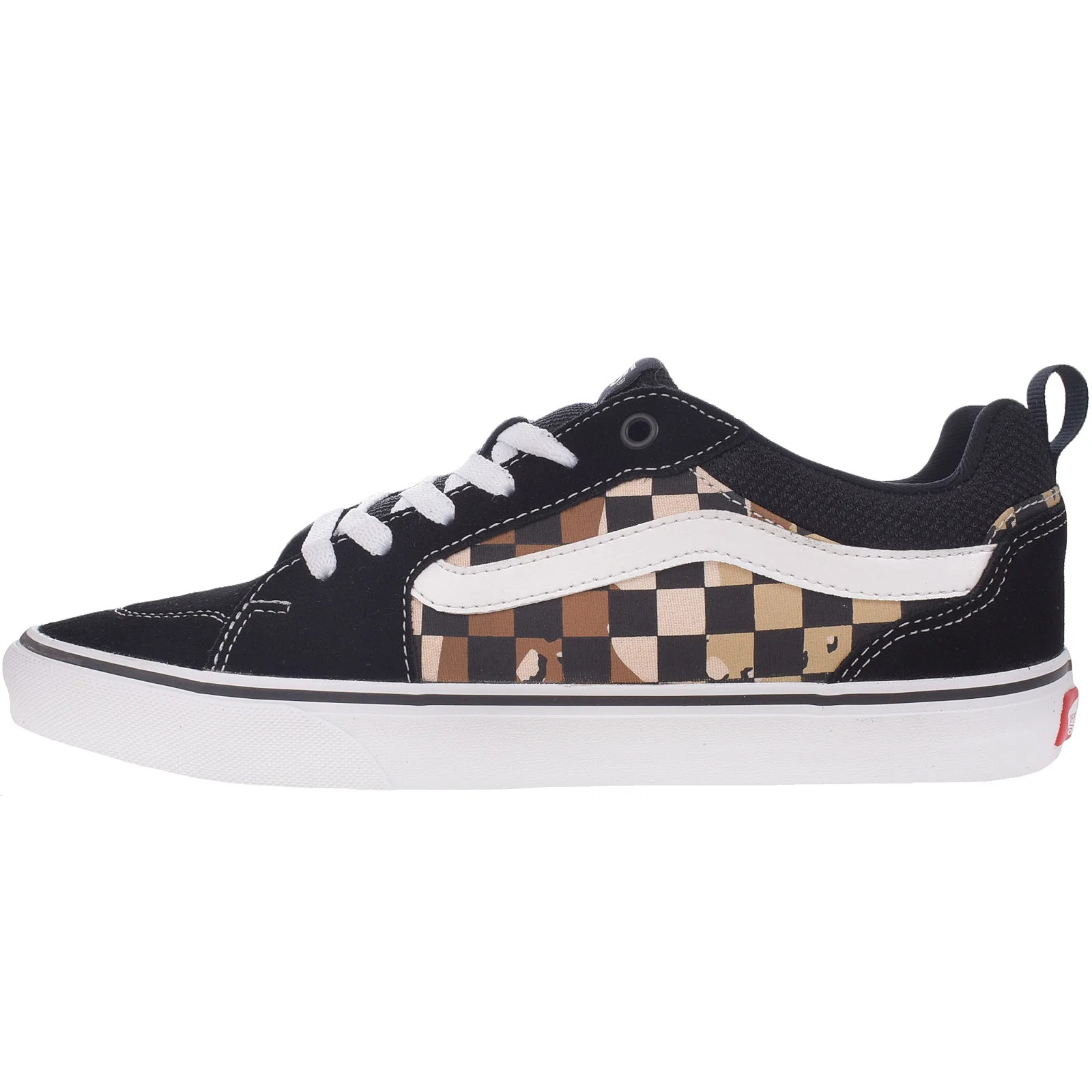Vans Mens Filmore Checkered Trainers - Black/White - Image 2