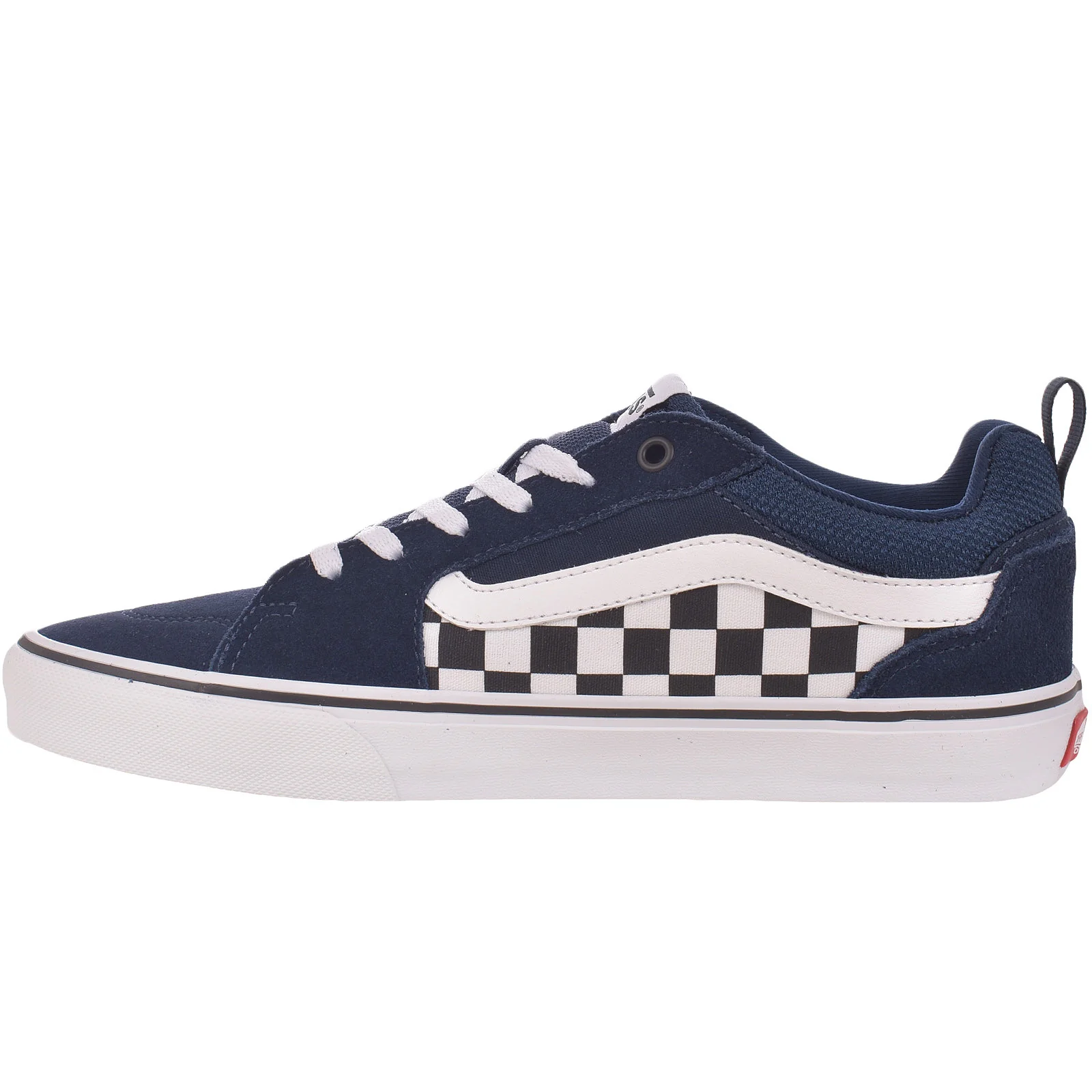 Vans Mens Filmore Checkered Trainers - Dress Blue - Image 2