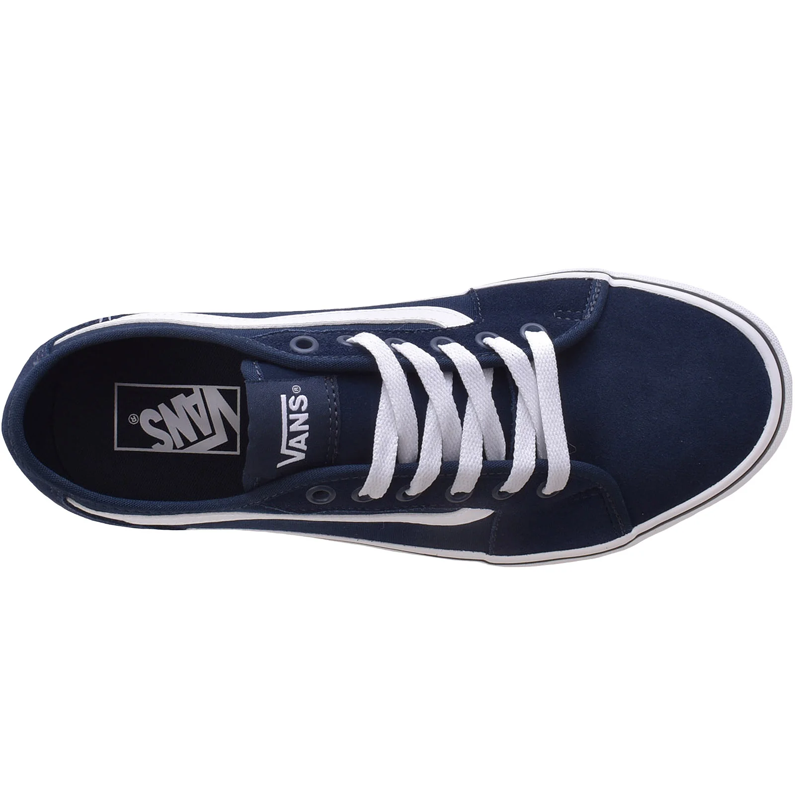 Vans Mens Filmore Decon Low Canvas Trainers - Blue - Image 3