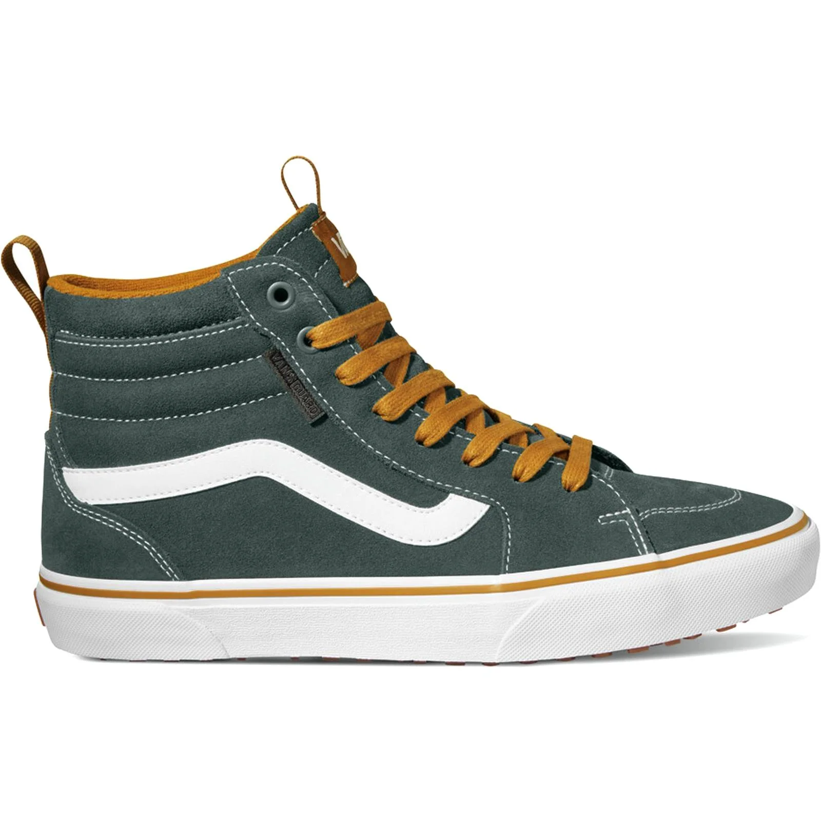 Vans Mens Filmore Hi Vansguard Suede High Top Trainers - Black/Red - Image 6