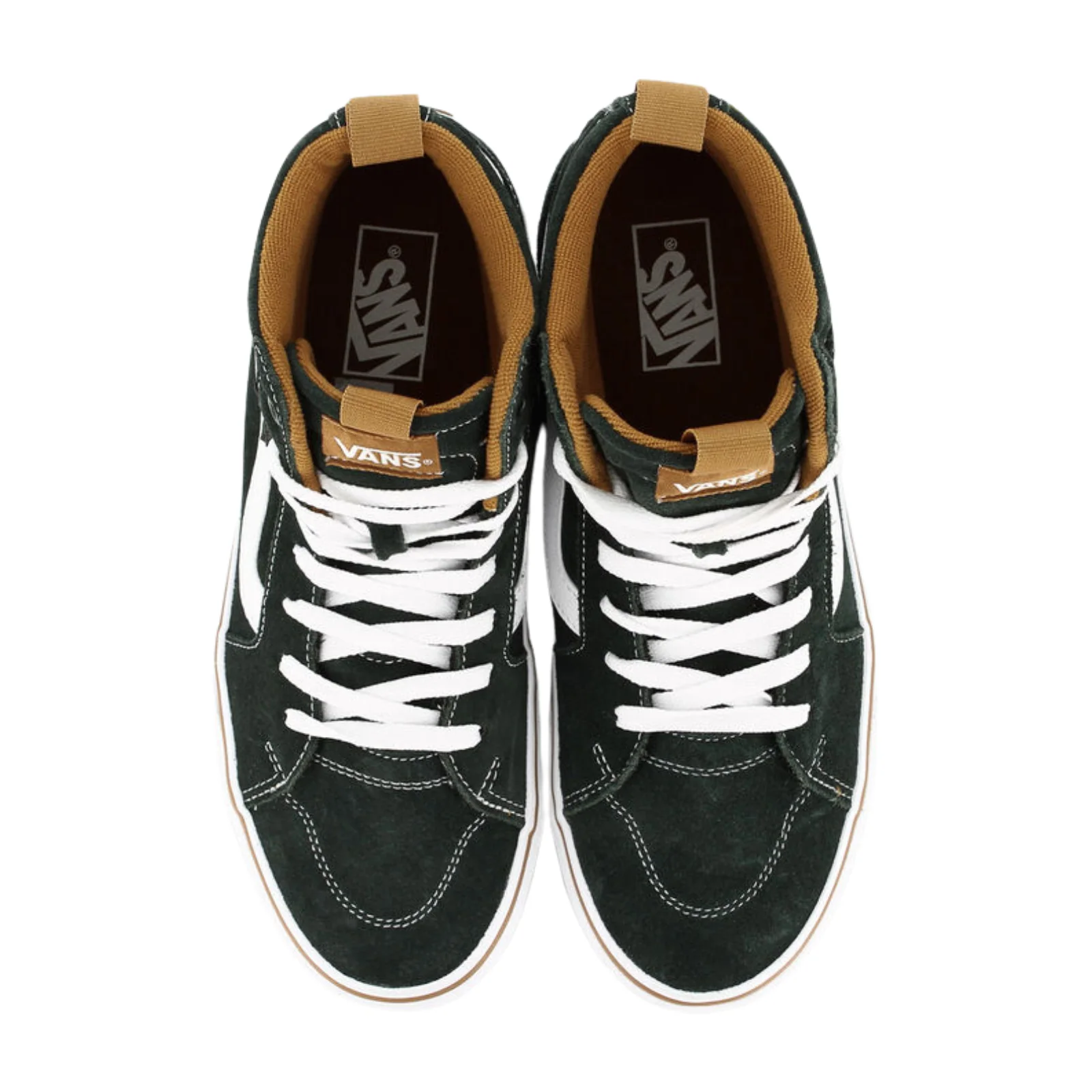 Vans Mens Filmore Hi Vansguard Suede High Top Trainers - Black/Red - Image 9