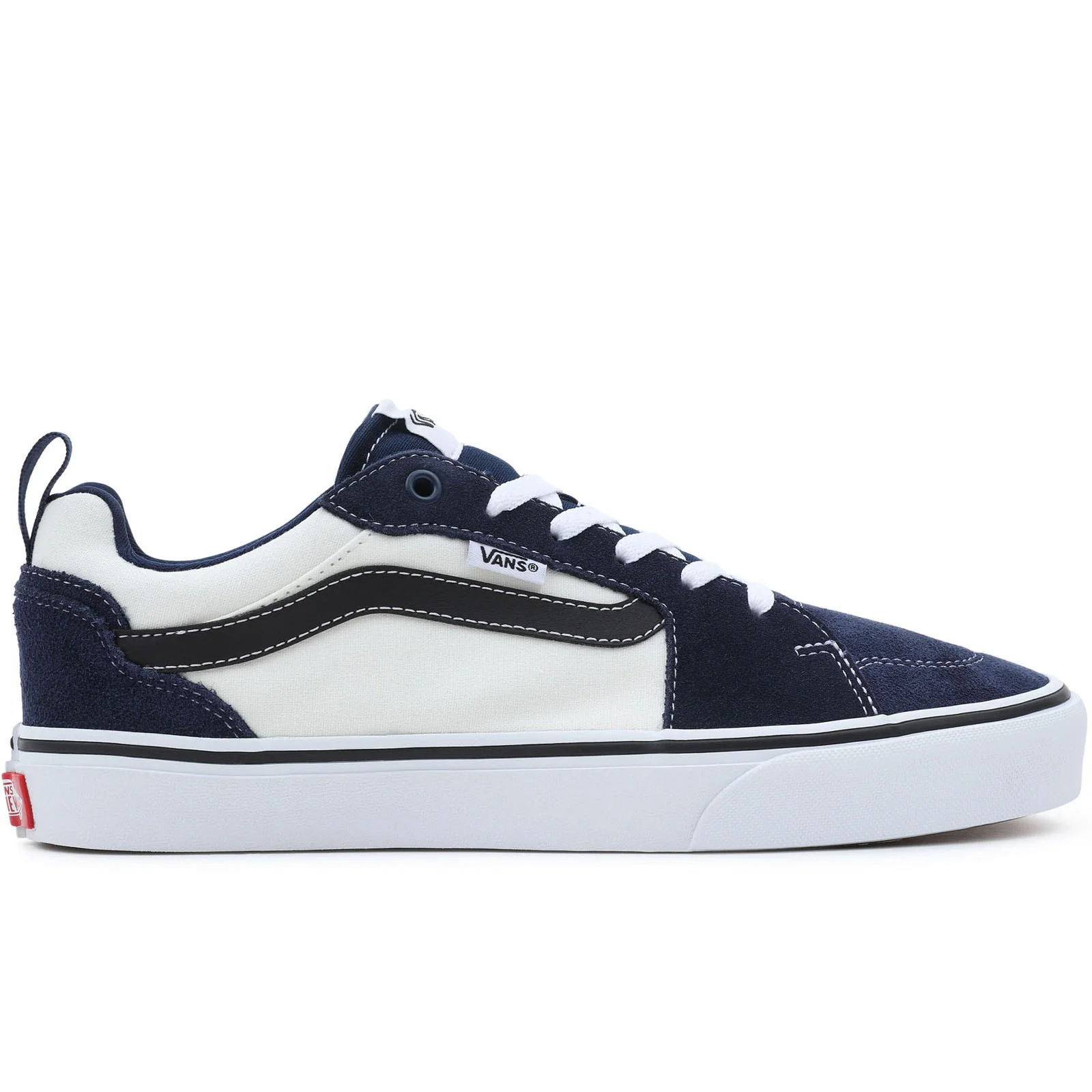 Vans Mens Filmore Suede Low Rise Lace Up Trainers - Dress Blue