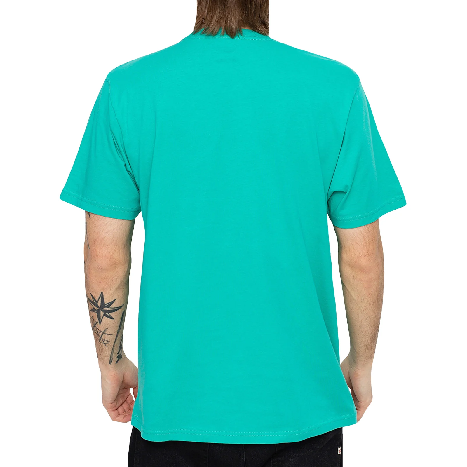 Vans Mens Off The Wall Cotton T-Shirt - Green - Image 2