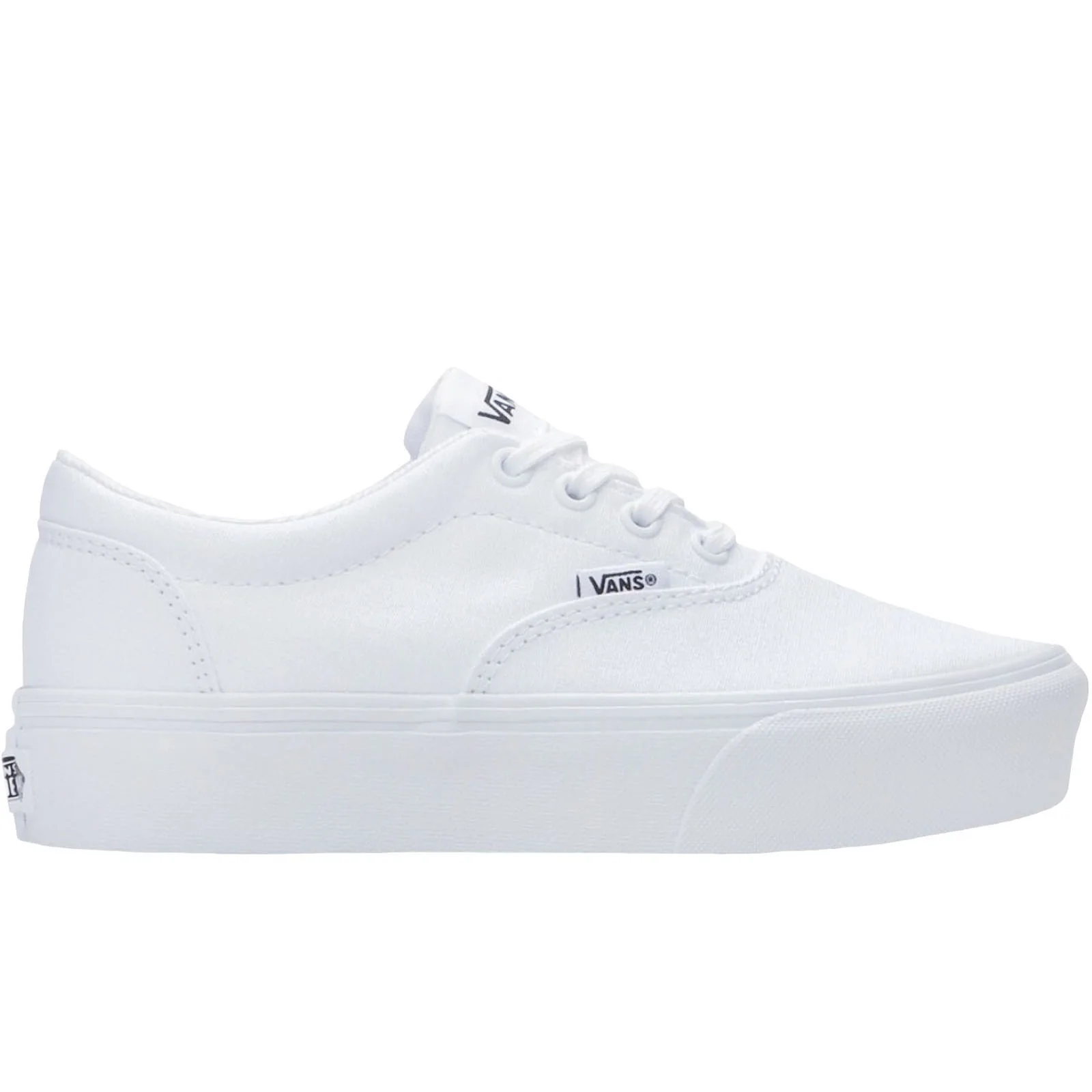 Vans Womens Doheny Platform Chunky Canvas Trainers - Image 2