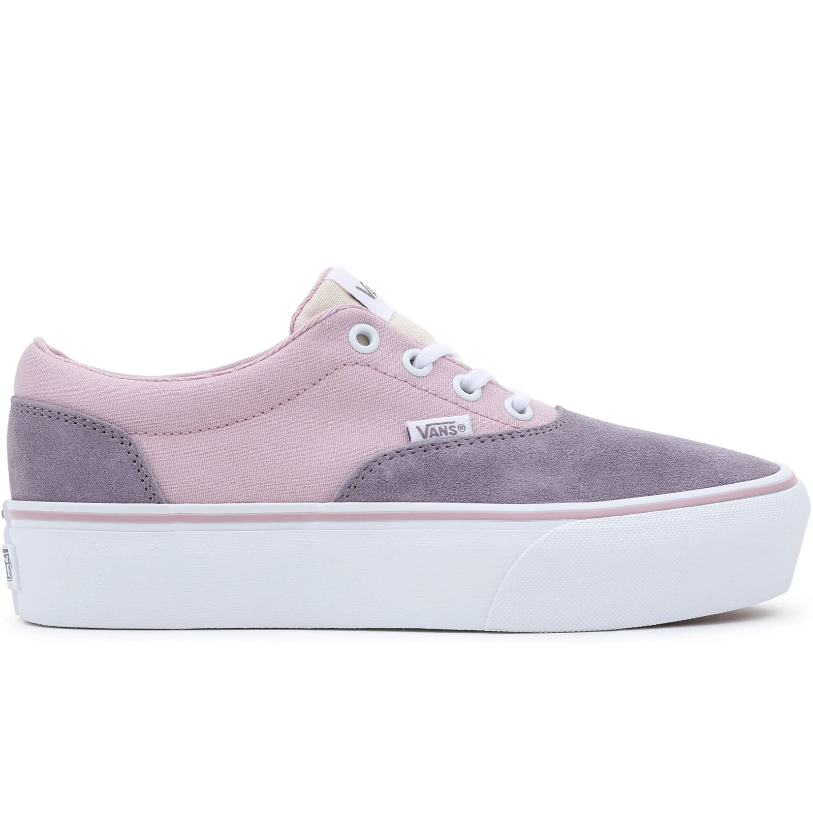 Vans Womens Doheny Platform Chunky Canvas Trainers - Image 7