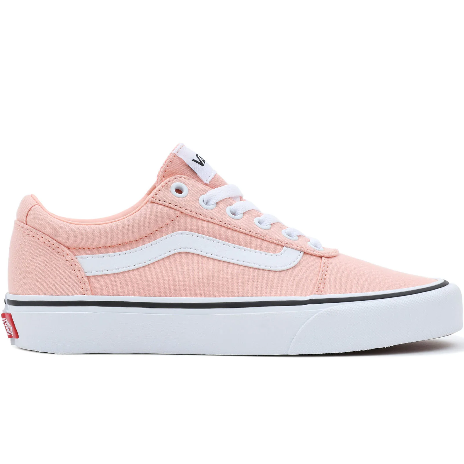 Vans Womens Ward Low Rise Lace Up Canvas Trainers - Image 3