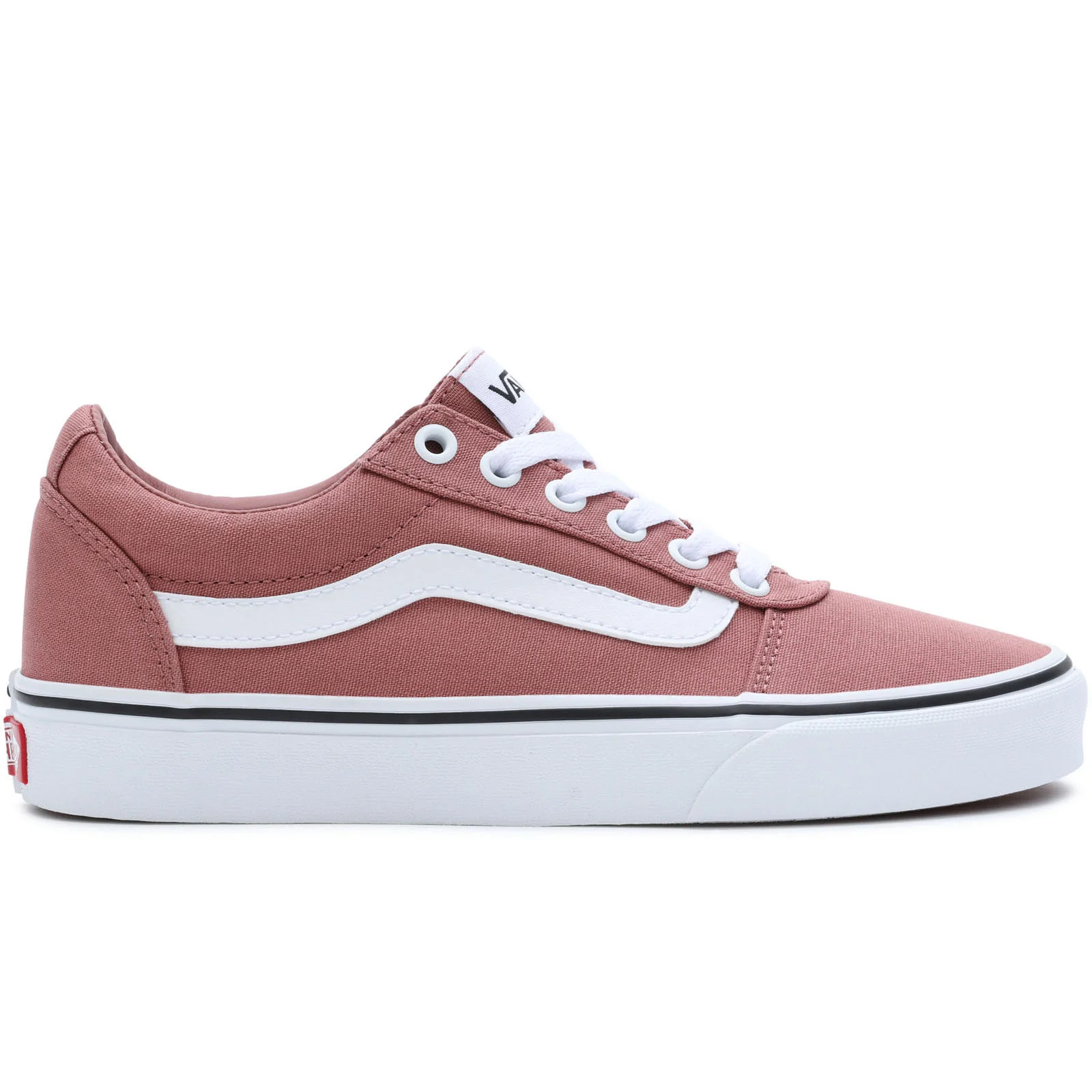 Vans Womens Ward Low Rise Lace Up Retro Trainers - Image 3
