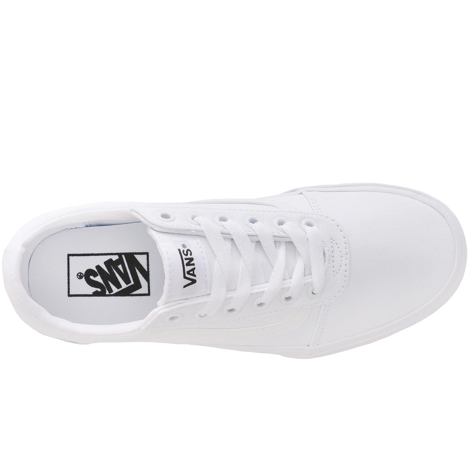 Vans Womens Ward Platform Trainers - White - Image 3