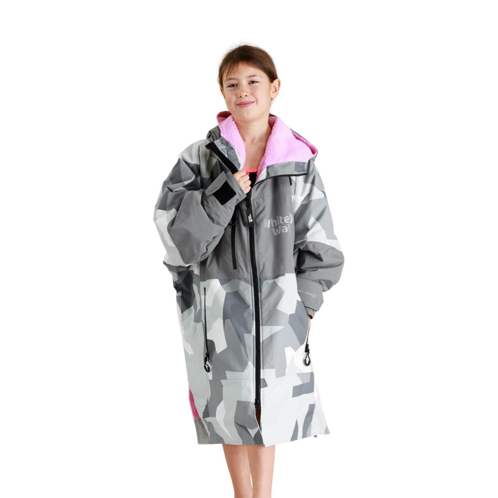 White Water Kids Hard Shell Waterproof Changing Robe - Image 8