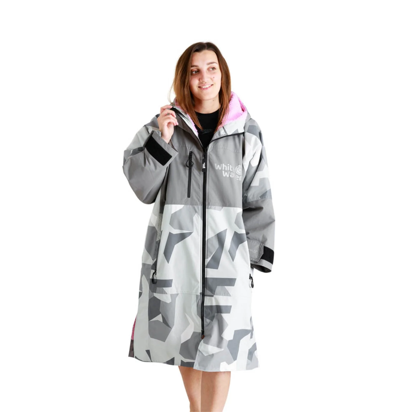 White Water Unisex Hard Shell Waterproof Changing Robe - Image 14
