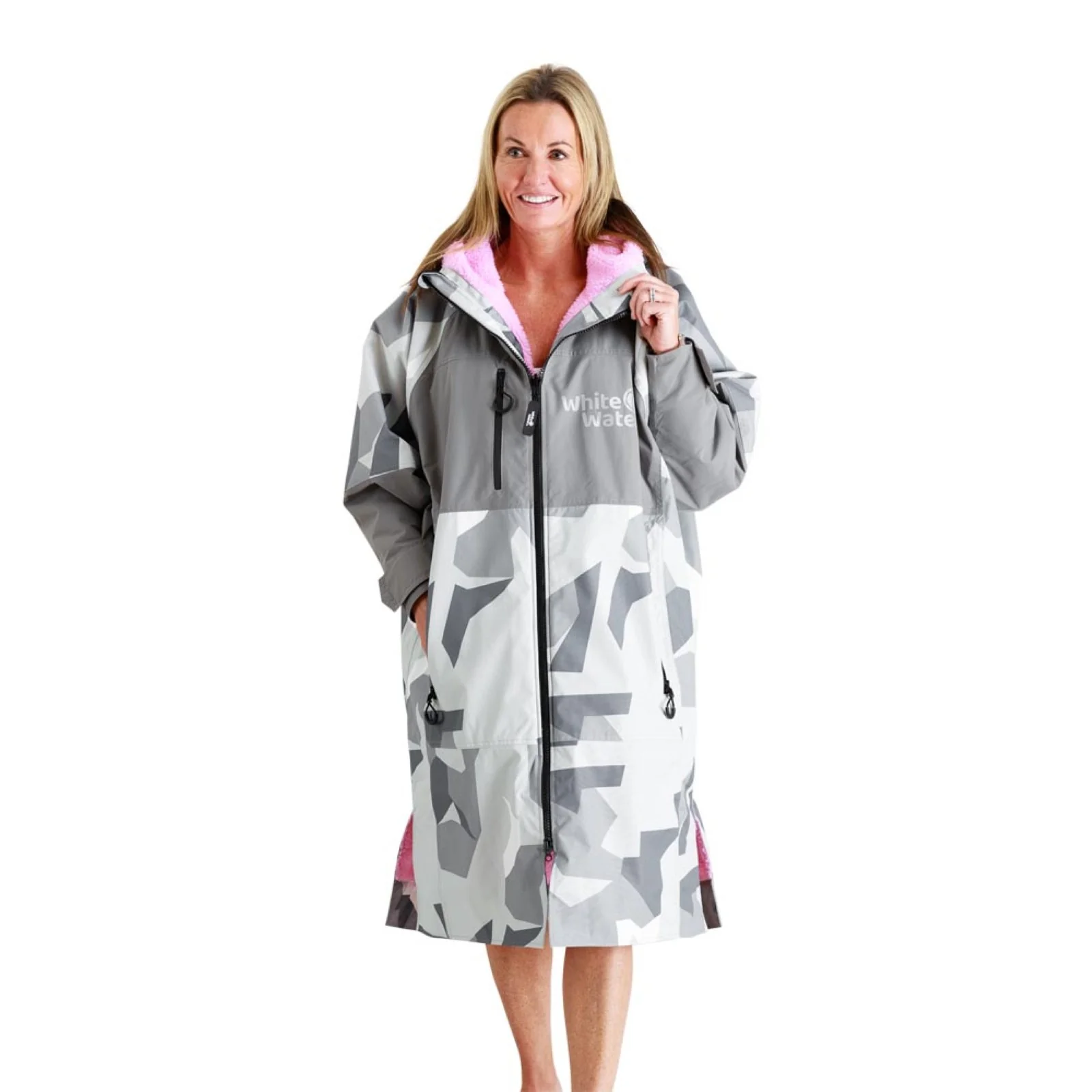 White Water Unisex Hard Shell Waterproof Changing Robe - Image 4